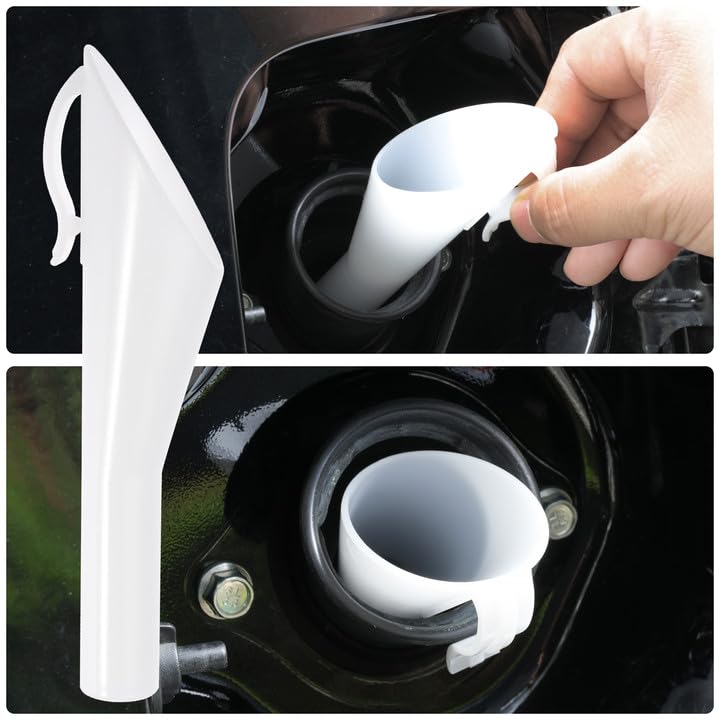 YRANZO Fuel Filler Gas Tank Funnel Tube Replace 8U5A17B068AD 8U5Z17B068A 8U5Z17B068B for Ford F150 for Lincoln for Mercury Mountaineer Mariner Milan Fuel Tank Filler Tube Neck Sleeve 2PCS - Image 3